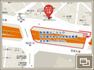 最寄りの有料駐車場「吹上中央帯駐車場」案内図