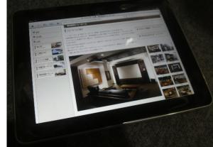 iPad in ホームシアター工房