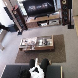 ホームシアターインストーラーの仕事17～新商品の視聴　KEF　T301